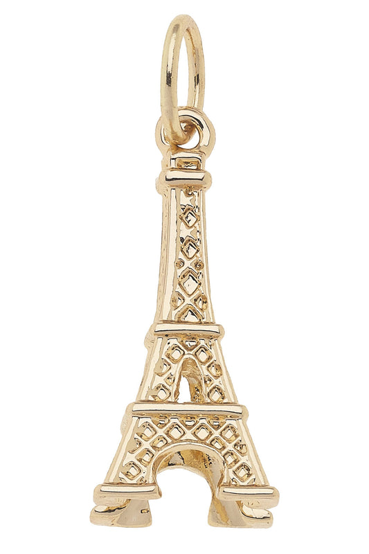 Eiffel Tower Charm in Shiny Gold